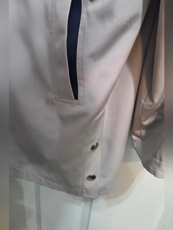 LIZ CLAIBORNE Large SP BEIGE WOMAN'S JACKET Spring Jacket Brand New Condition - Picture 4 of 6